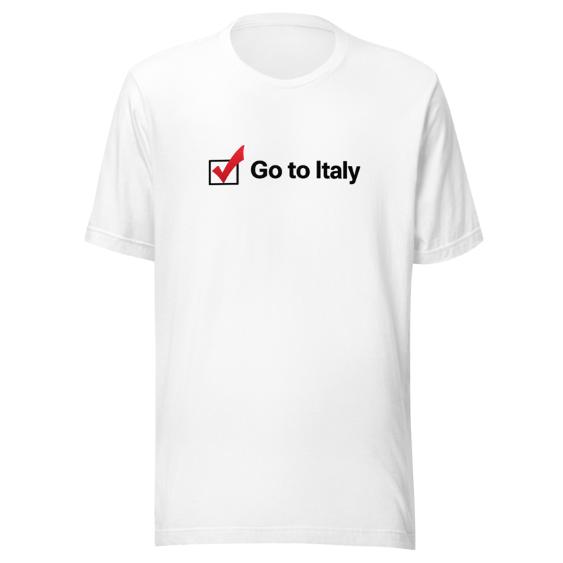 Go to Italy Basic shirt
